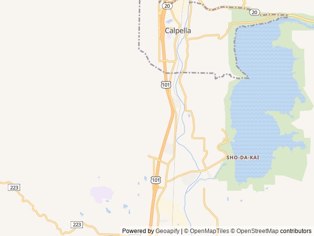 Map for Outdoor Kitchen & Bunk Room! Sleeps 8+ near Ukiah, CA