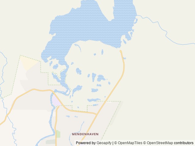 Map of Mendenhall Campground location at Juneau, AK, United States