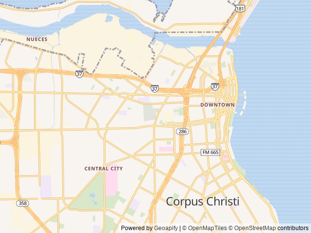Map of Hatch RV Park location at Taft, TX, United States