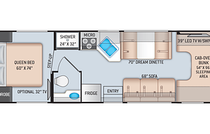 2017 Thor Motor Coach Four Winds 28A