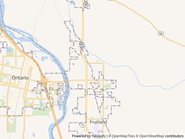 Map for 2018 Heartland Mallard IDM 245 near Fruitland, ID