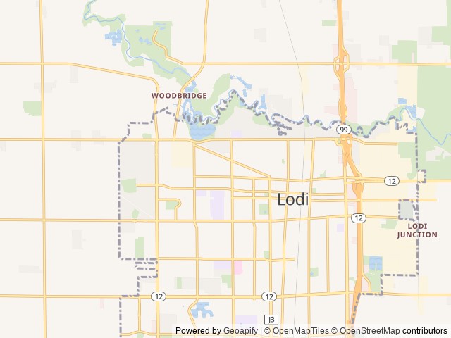 Map for 2021 Forest River Cherokee Black Label near Lodi, CA