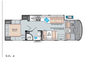 Room for the whole family in our Thor Motor Coach