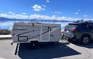 Light A-frame Pop-up, Towable Trailer