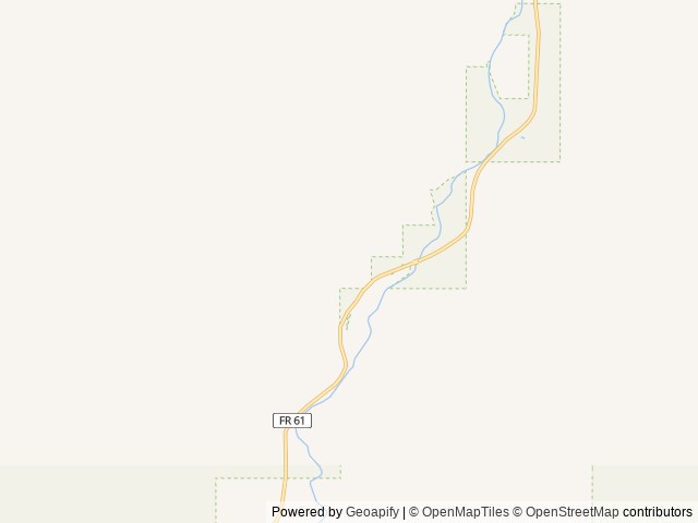 Map of Elks Flat Campground location at Mountain Home, ID, United States
