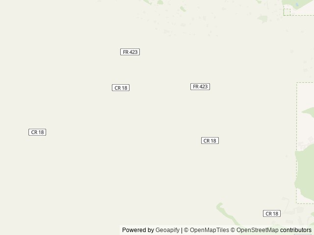 Map of Horseshoe Campground location at Lake George, CO, United States