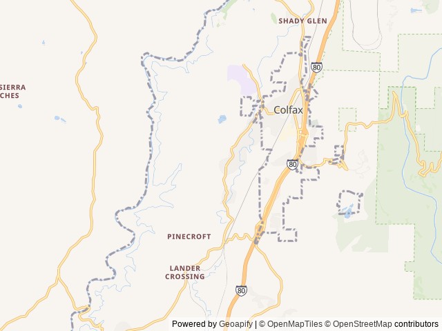 Map for 2020 Forest River RV Flagstaff E-Pro BUNKHOUSE near Colfax, CA