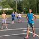 basketball court full size at sleepy hollow family campground