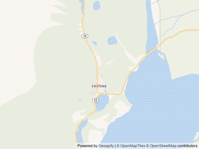 Map of Wrangell View Campground location at Chitina, AK, United States
