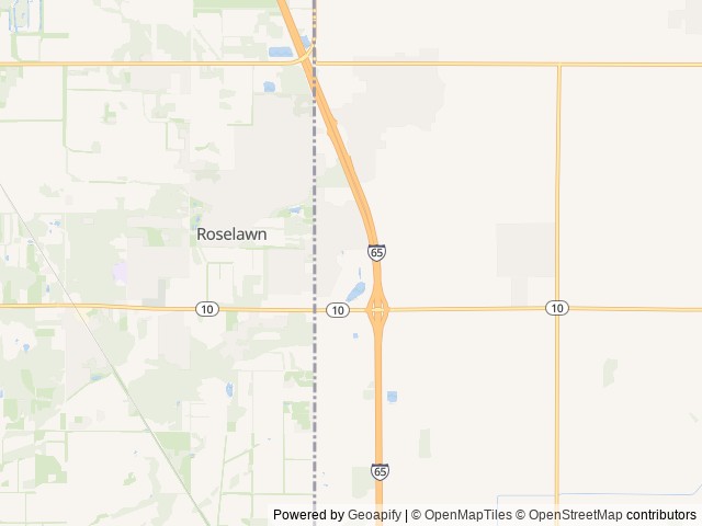 Map of Lake Holiday location at Demotte, IN, United States