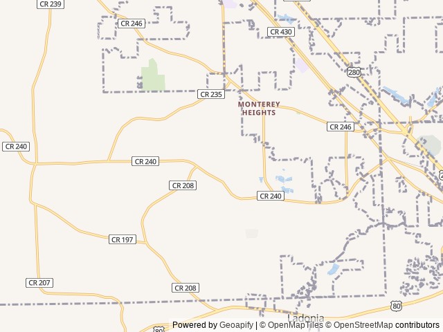 Map for 2021 Trail Runner 181 RB near Phenix City, AL