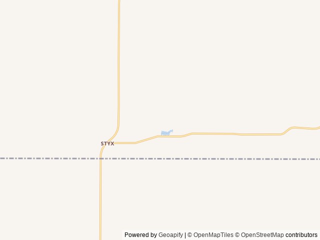 Map of The Grounds RV Park location at Kemp, TX, United States