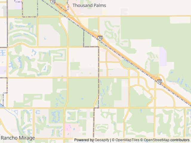 Map for 2022 Grand Design Solitude 390RK near Rancho Mirage, CA