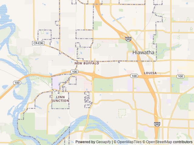 Map for 2022 Watermelon Airstream Bambi 20FB near Cedar Rapids, IA