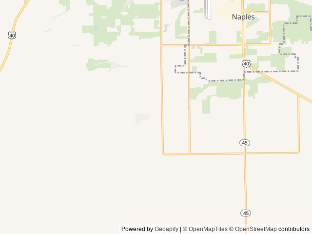 Map for Cozy camper rental near Lyman, WY