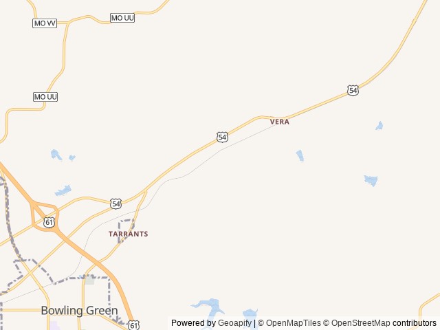 Map of Cozy C Campground & RV LLC location at Bowling Green, MO, United States