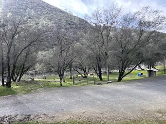 A photo of facility Willow Placer Campground with Shade, Waterfront