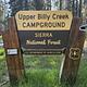 Upper Billy Creek Campgrounds has amazing lake views of Huntington Lake.