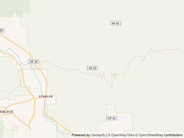 Map of Panther Creek Campground location at Carson, WA, United States