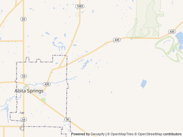 Map of Abita Springs Resort location at Abita Springs, LA, United States