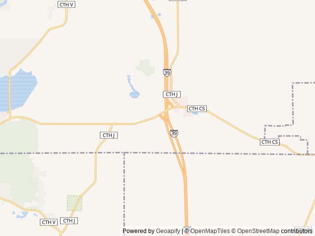 Map of Love's RV Hookup-Dekorra WI 637 location at Poynette, WI, United States