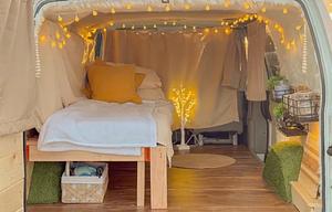 The Timber Den — Cozy Cabin Camper with Solar