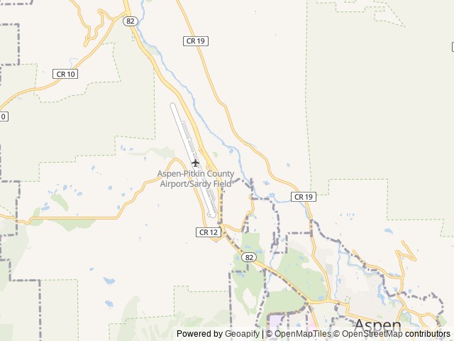 Map for 2019 Black Series Camper Black Series Camper HQ15 near Aspen, CO