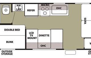 Chill II 2013 Forest River RV Cherokee 17BHC,