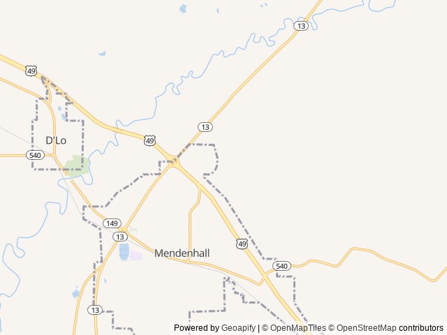 Map for Time for tailgating!! 2 AC AND 2 BATH!!! near Mendenhall, MS