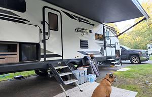 Fun AND Games in a comfy towable land yacht!