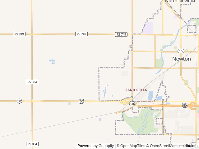 Map for 2023 Forest River RV Cherokee Alpha Wolf 33BH-L near Newton, KS