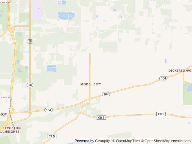 Map for Home away from home near Lewiston, NY