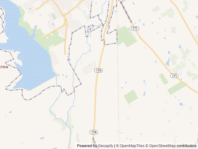Map of Highland Hideaway RV Resort location at Cleburne, TX, United States