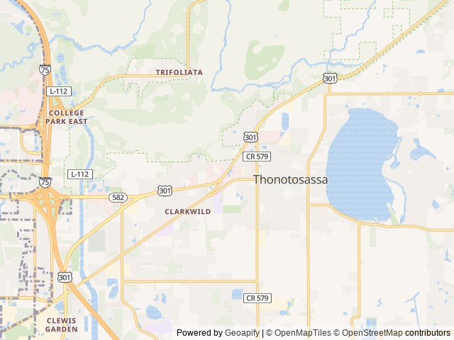 Map of SPM Spanish Main location at Thonotosassa, FL, United States
