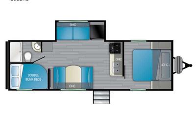 2021 Heartland Trail Runner 26' bunk house