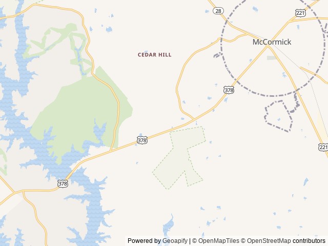 Map for 2022 Grand Design Momentum G-Class 30G near McCormick, SC