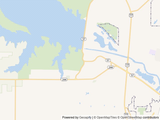Map of East Rolling Hills Park (KS) location at Junction City, KS, United States