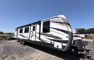 The ⁠Keystone Outback 340BH luxury travel trailer