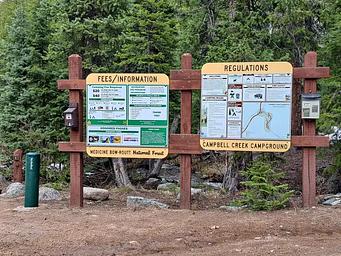 Campbell Creek Hand new kiosk panels