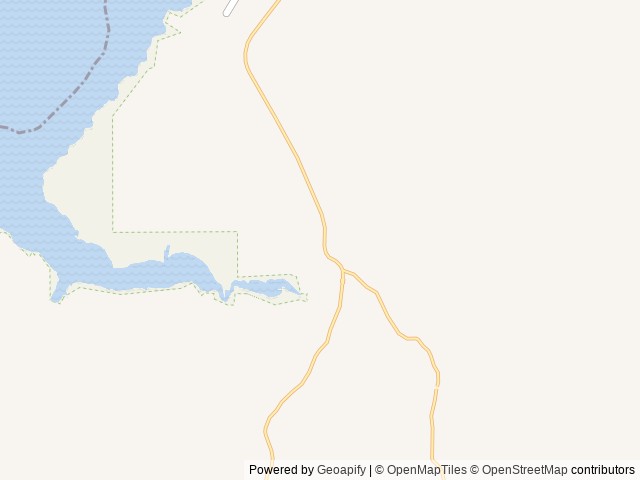 Map of Hawk Creek Campground location at Davenport, WA, United States