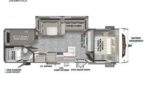 2024 Forest River RV Wildwood X-Lite 263BHXLX