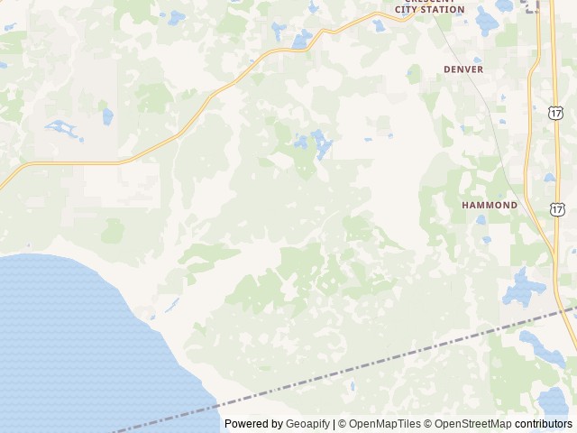 Map of Lake George Conservation Area Jumping Gully SJRWMD location at Georgetown, FL, United States