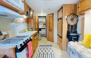 On Site Camper with Private Hot Tub
