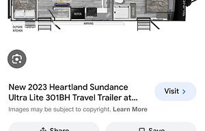 2023 Heartland Sundance Ultra Lite 301BH