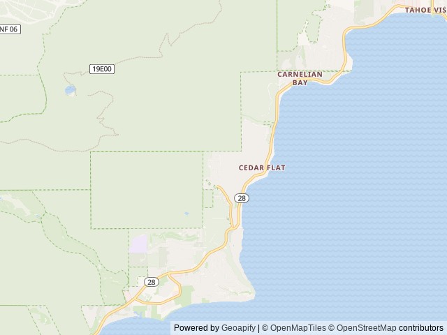 Map for 2023  Sprinter AWD Tahoe Roam Rig near Carnelian Bay, CA