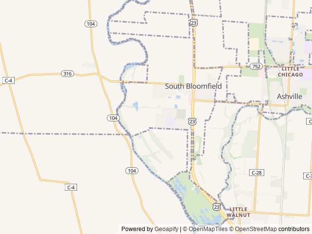 Map for 2026 Impression 315MB near South Bloomfield, OH