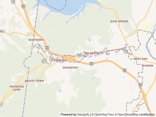 Map of Tana-See Campground location at Newport, TN, United States