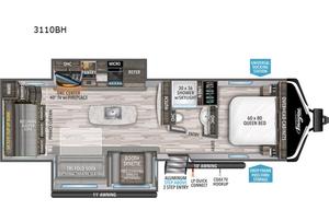 Smoky MTN Family Fun Bunkhouse Trailer (sleeps 8)