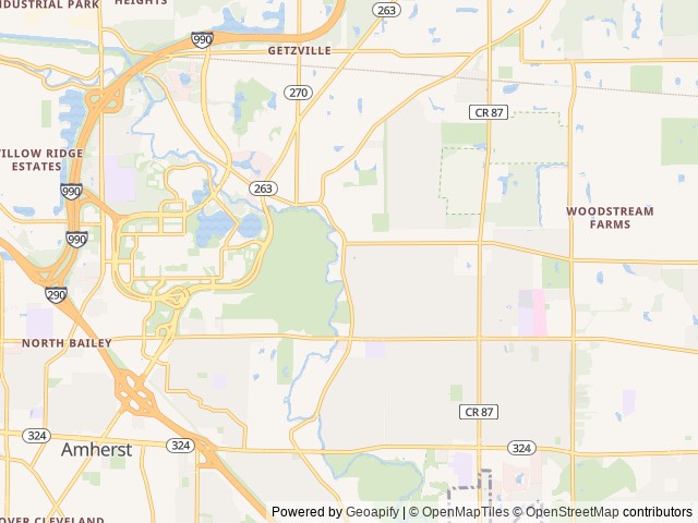 Map for Kings Kastle near Buffalo, NY