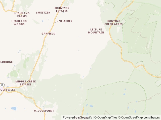 Map of Ole Mink Farm Recreation Resort location at Thurmont, MD, United States